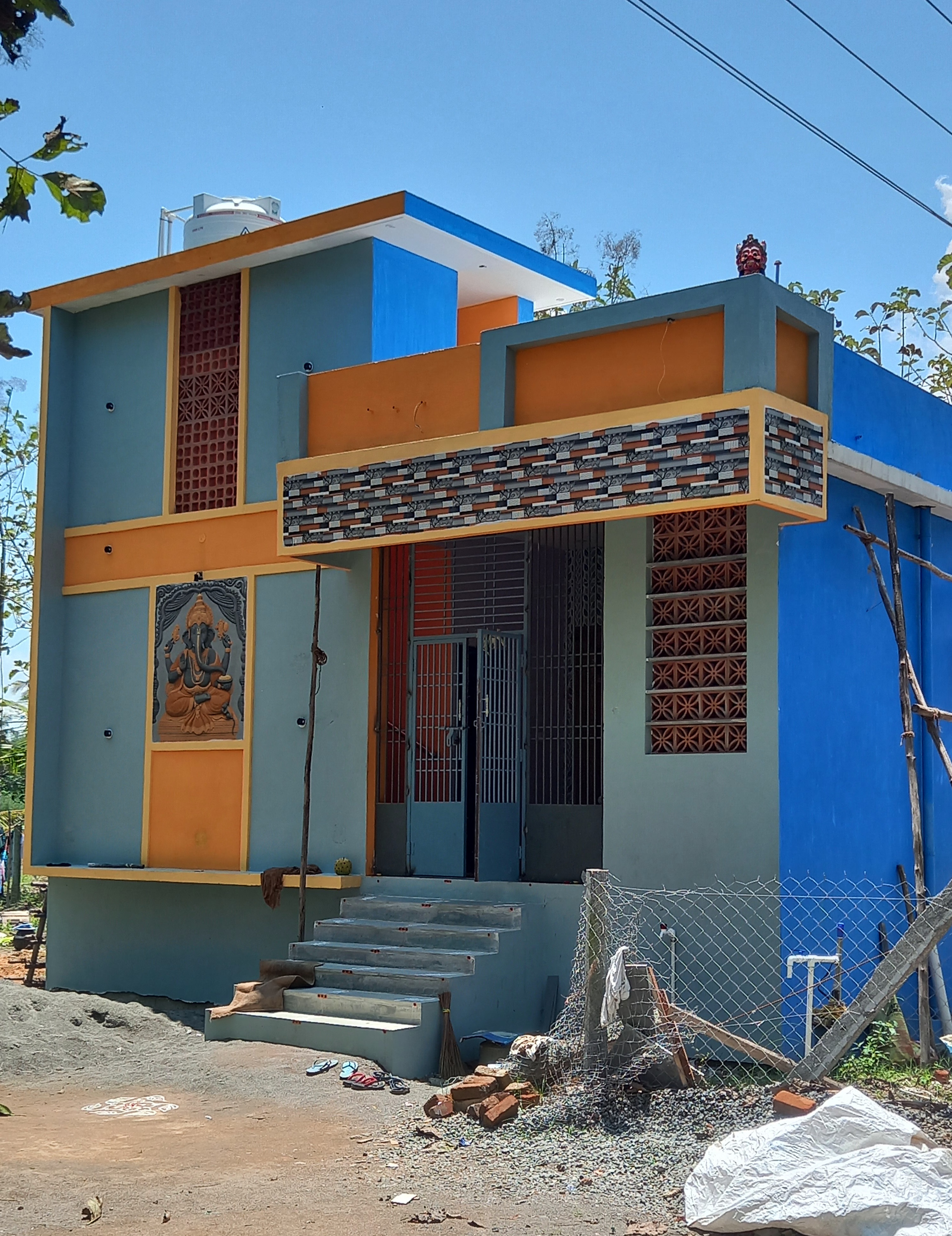 Modern Budget Family Home Construction in Auroville